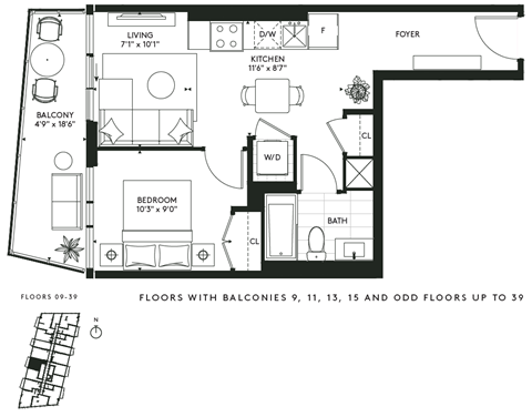 450 Front Street West Studio-3 Beds Apartment for Rent - Photo Gallery 52